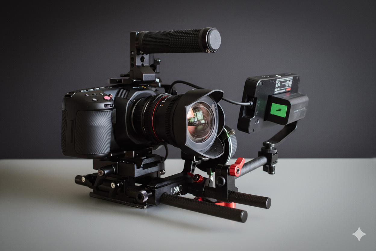 Cámara Blackmagic 4K — equipo de rodaje Kulmen Visuals